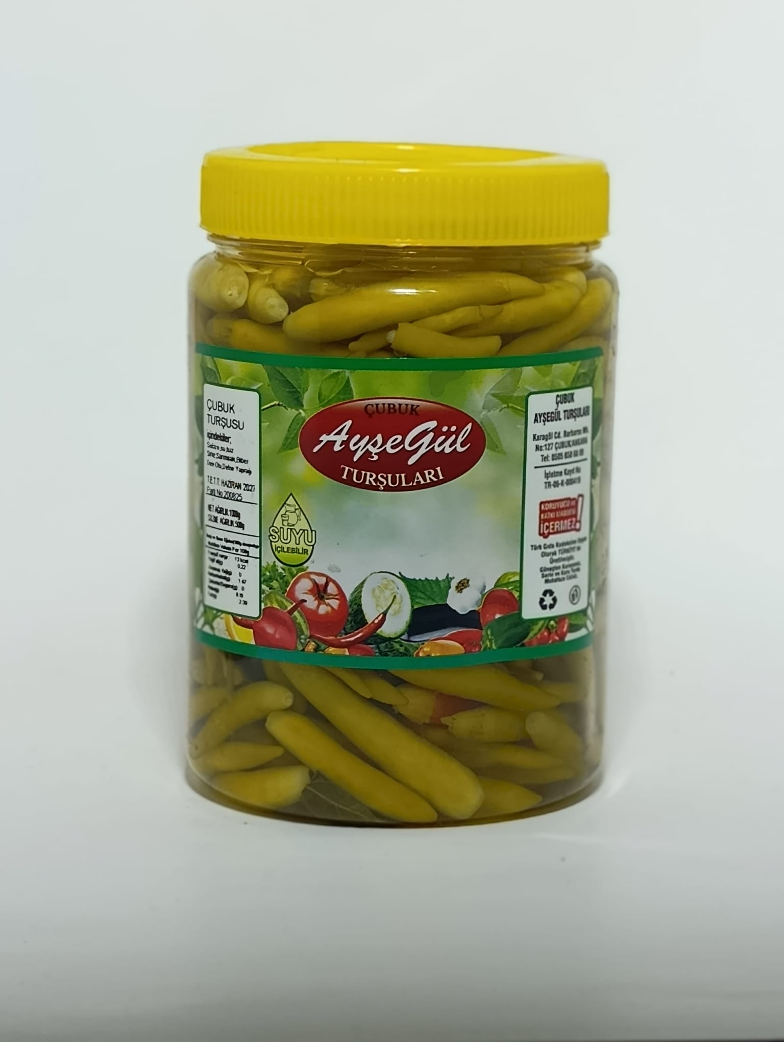 Ayşegül Çubuk Kiraz Biber Turşu 1 Kg